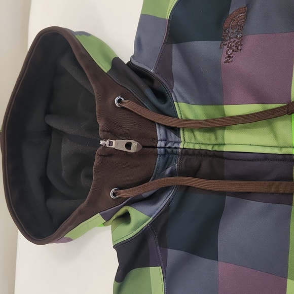 The North Face Vintage Green Black Cryptic Series Hoodie Jacket. Size L - Picture 6 of 12